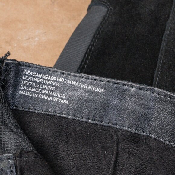 Blondo Women Reagan Waterproof Black Suede Stretch Moto Knee Boots sz 7 - Picture 9 of 10